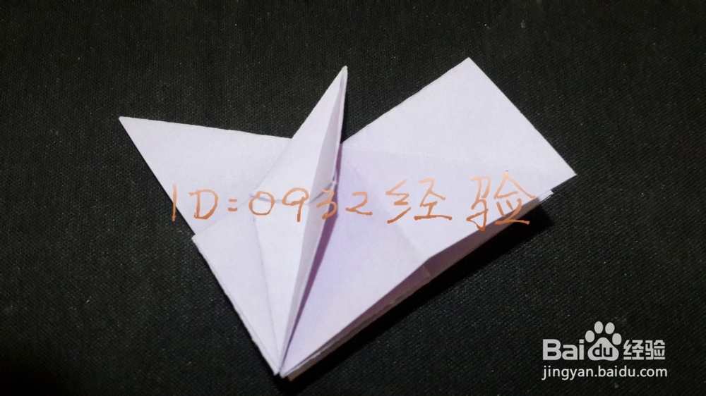 折纸制作：[3]心形纸鹤折纸