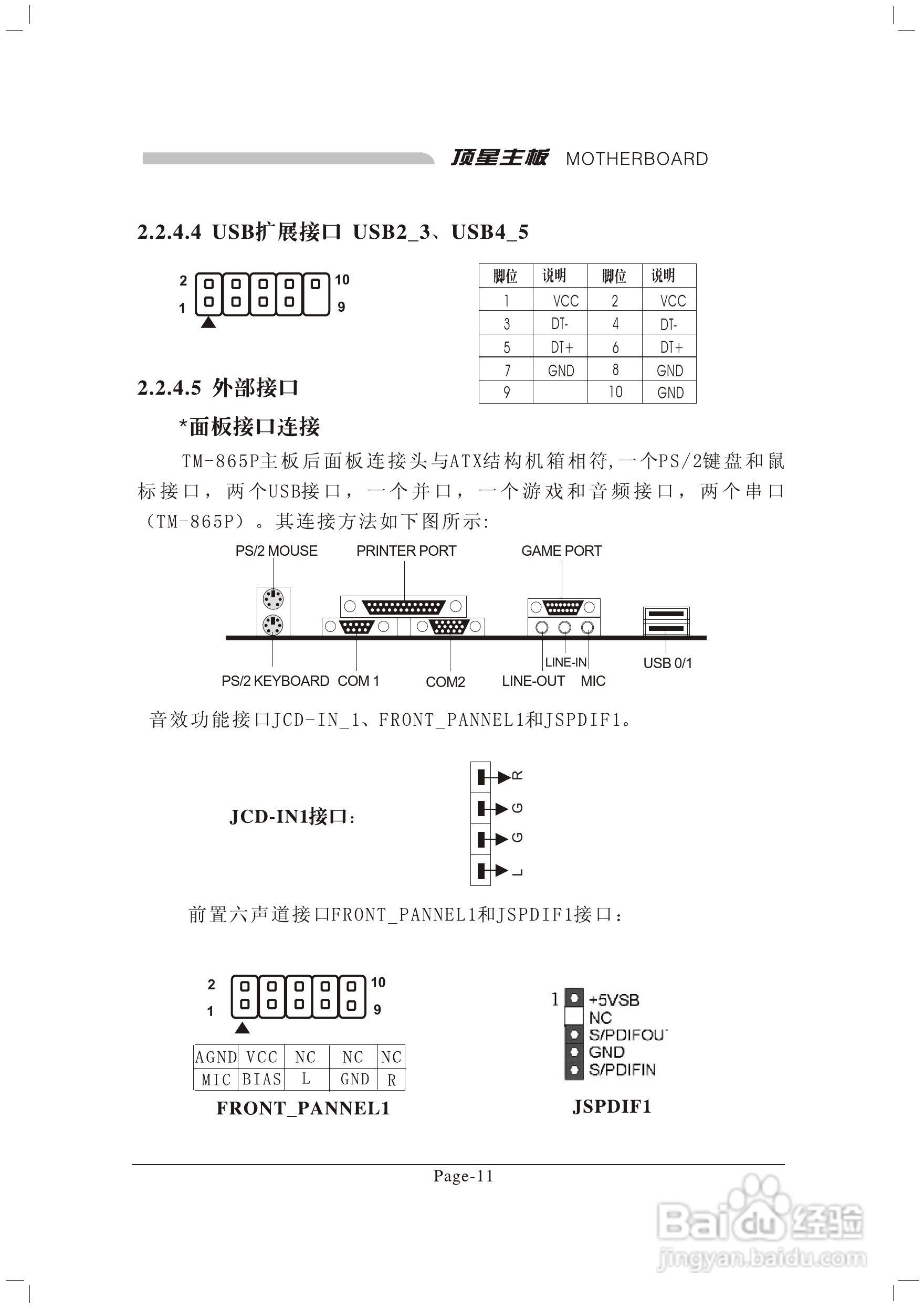 顶星TM-865PSD型主板说明书:[2]