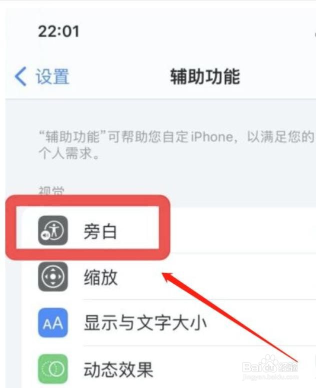 苹果手机怎么设置单一导览样式