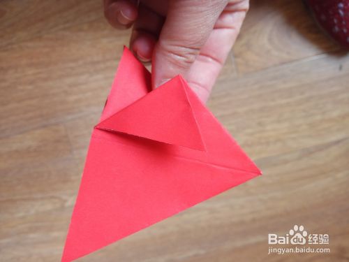 用纸折红苹果的方法