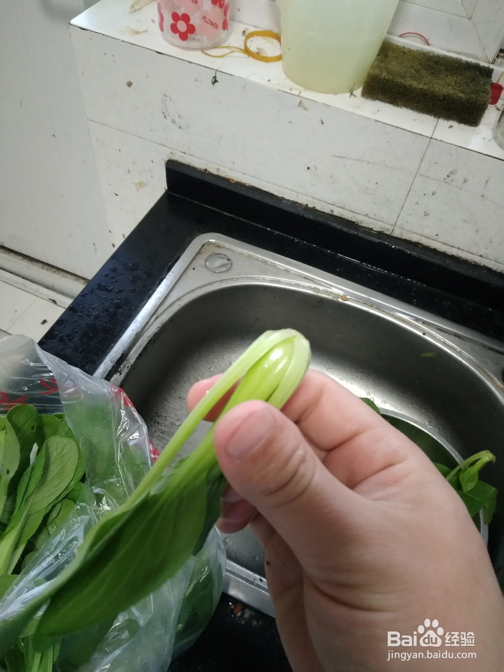 小青菜一手撵开法