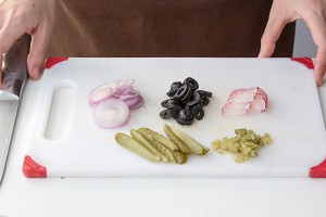 鲜虾三色螺旋意面沙拉的做法