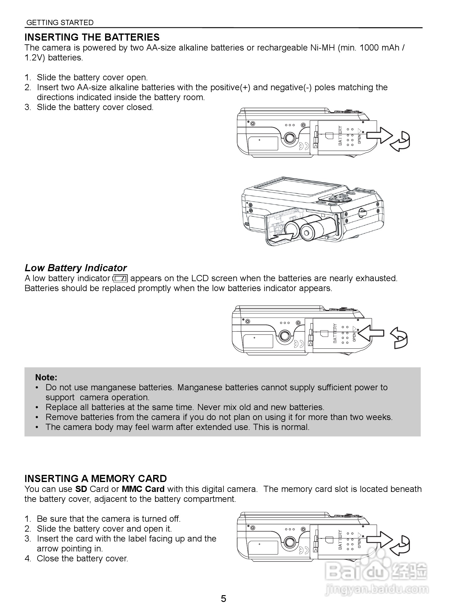 JENOPTIK JD 5.0 z3 EasyShot数码相机说明书:[1]