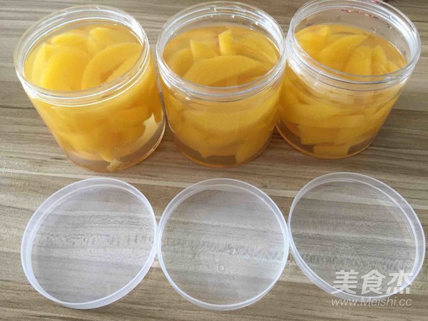 自制黄桃罐头