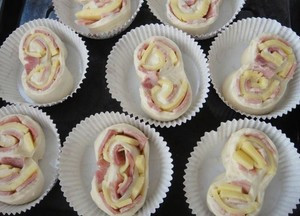 培根乳酪小面包的做法