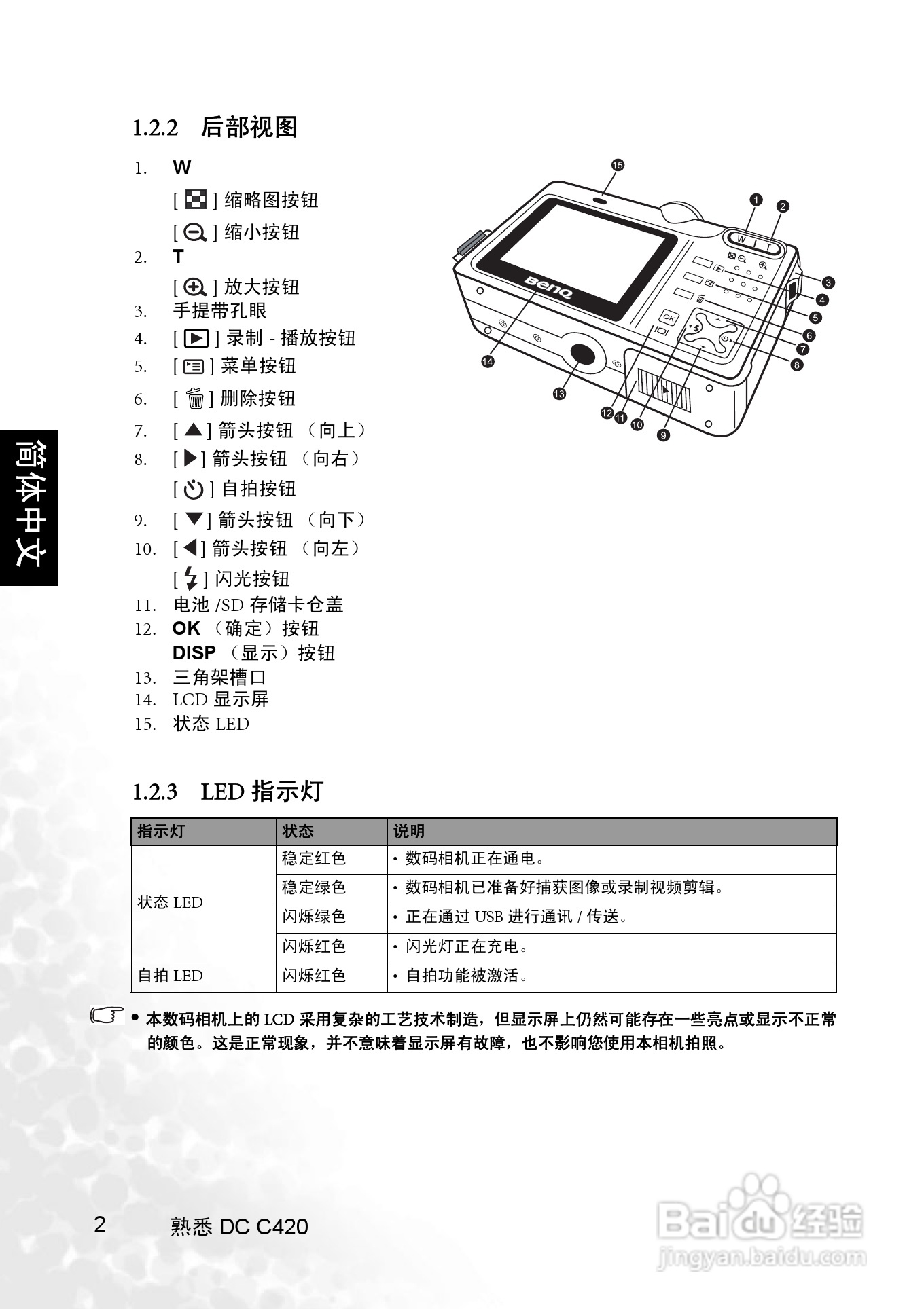 明基 DCC420数码相机说明书:[1]