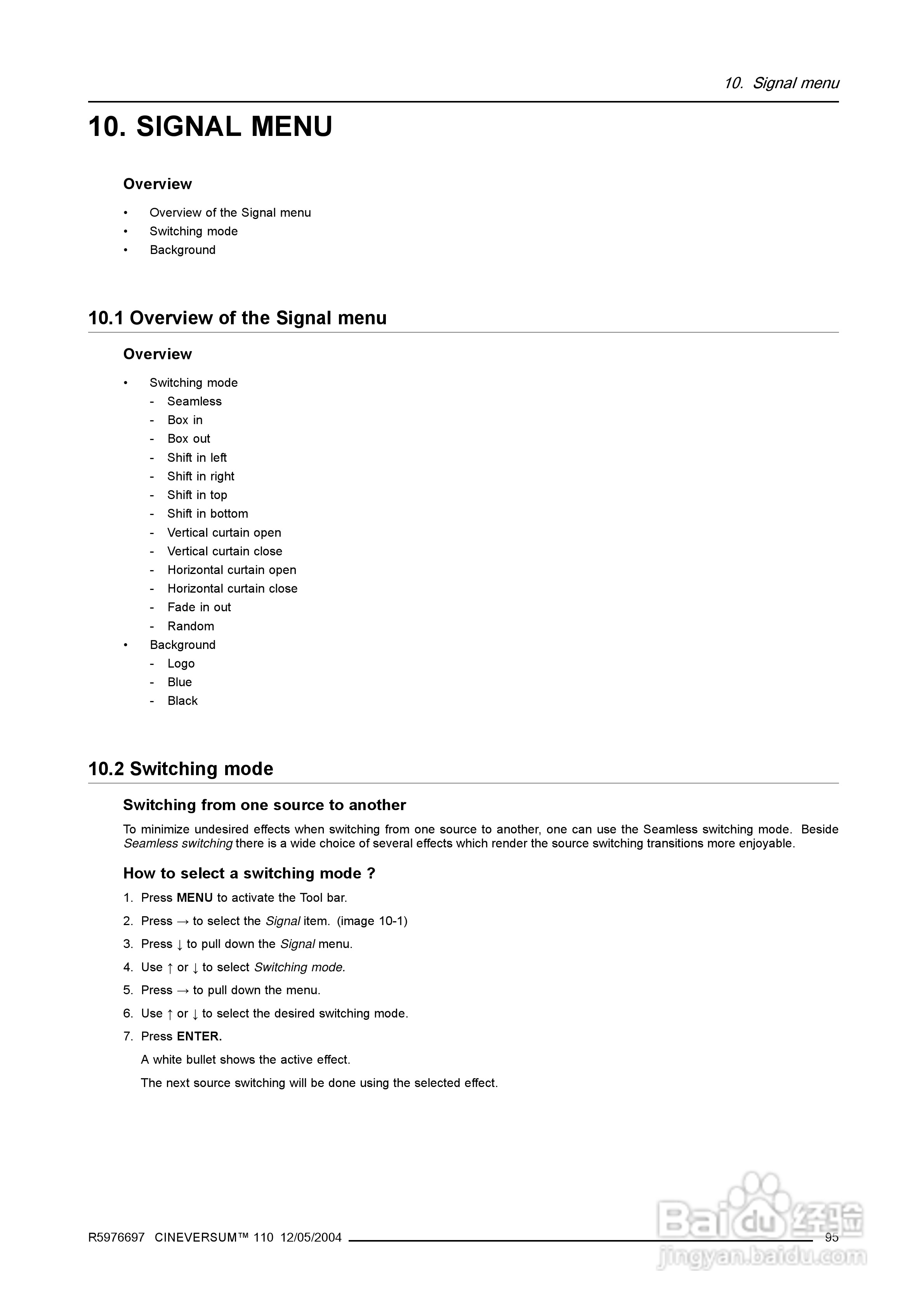 Barco巴可 Cine VERSUM 110投影机说明书:[10]