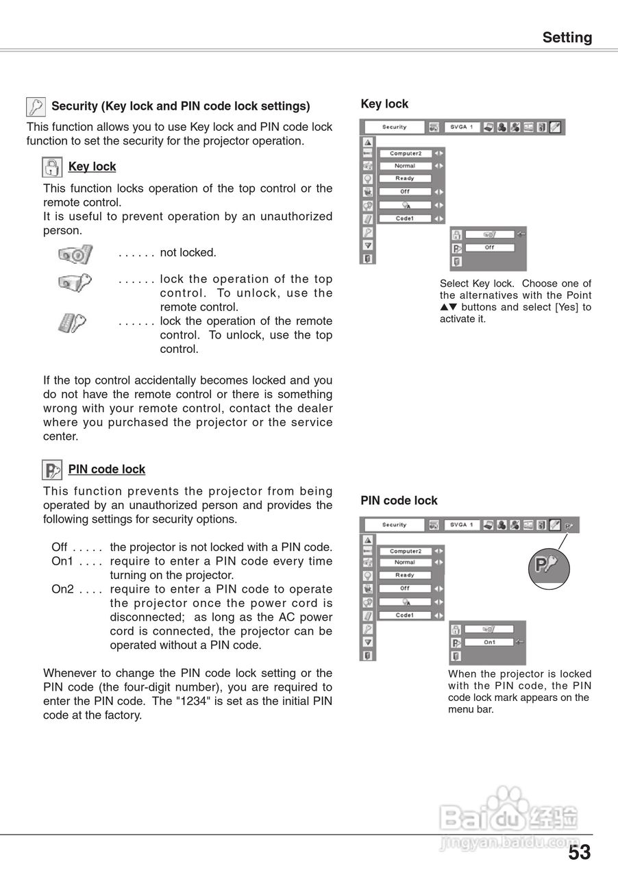 三洋 PLC-XW65K投影机说明书:[6]