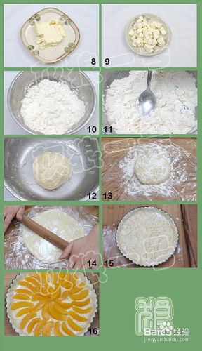 【芝士黄桃派】的做法