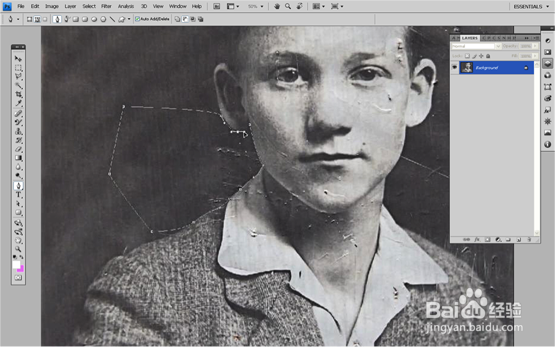 怎么用PS来修整和恢复老照片