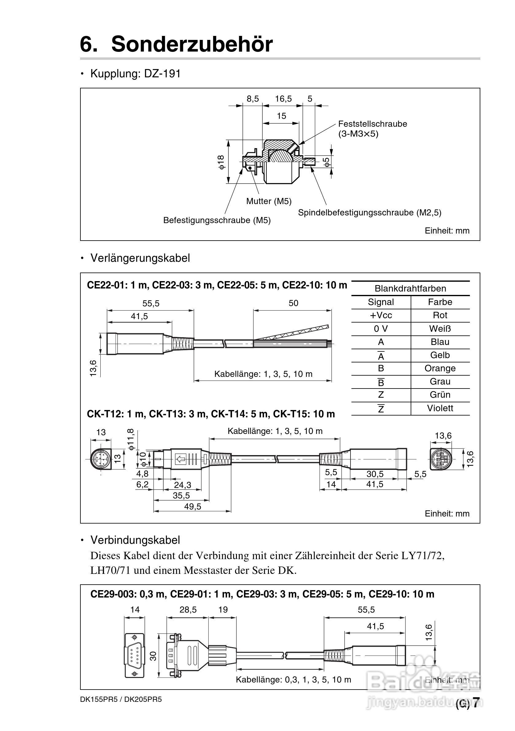 SONY DK155PR5PR5/DK205PR5数字测量器使用说明书:[6]