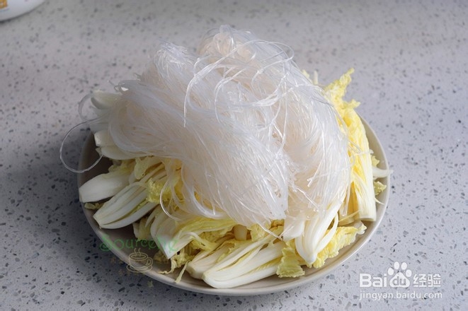 大白菜蒸粉丝怎么做