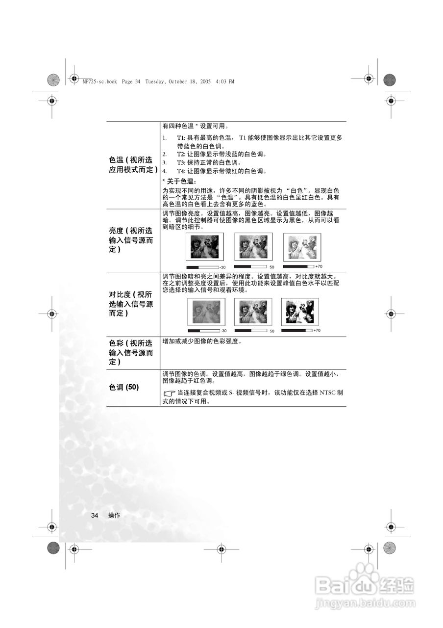 明基MP725p投影机使用说明书:[4]