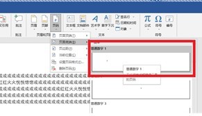 word文档页码如何设置