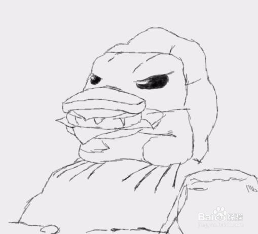 简笔画旅行青蛙是怎么画的