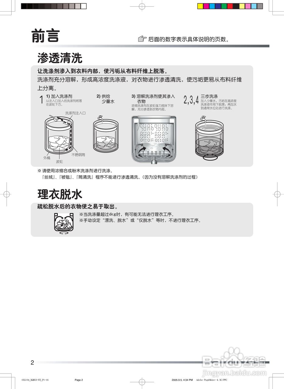 日立XQB52-FZ冼衣机使用说明书:[1]