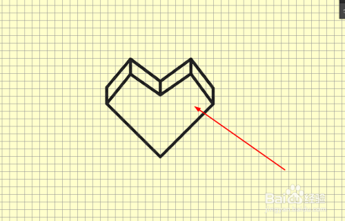 animate如何绘制一个立体心形图案