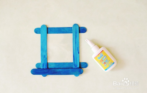 冰棍杆制作简单实用的小清新相框手工diy方法