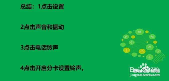 小米手机如何打开分卡设置铃声