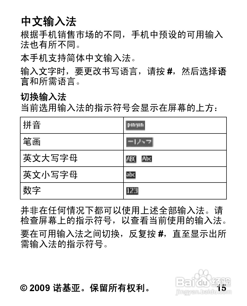 诺基亚5030手机使用说明书:[2]