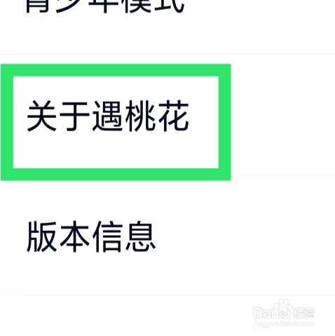 遇桃花APP怎样查看用户行为规范