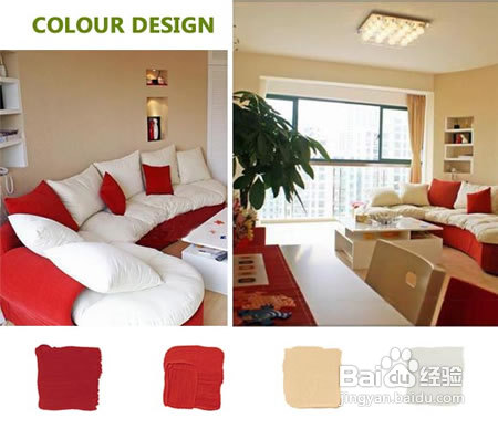 复古潮流来袭红+黑+棕色彩搭配案例分享