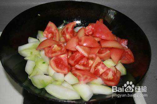 西红柿烧冬瓜做法图解。