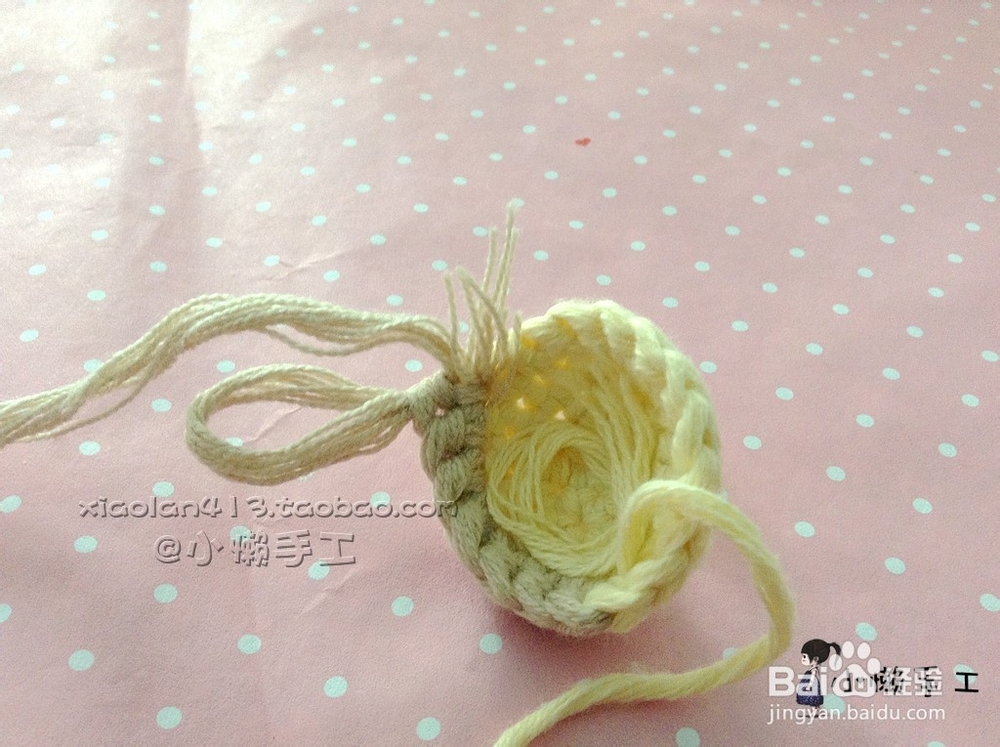 怎样螺旋换色 钩针玩偶技巧图文讲解--小懒编辑