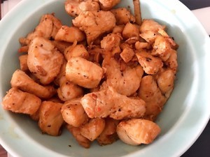 快手:懒人减肥菜~鸡胸肉