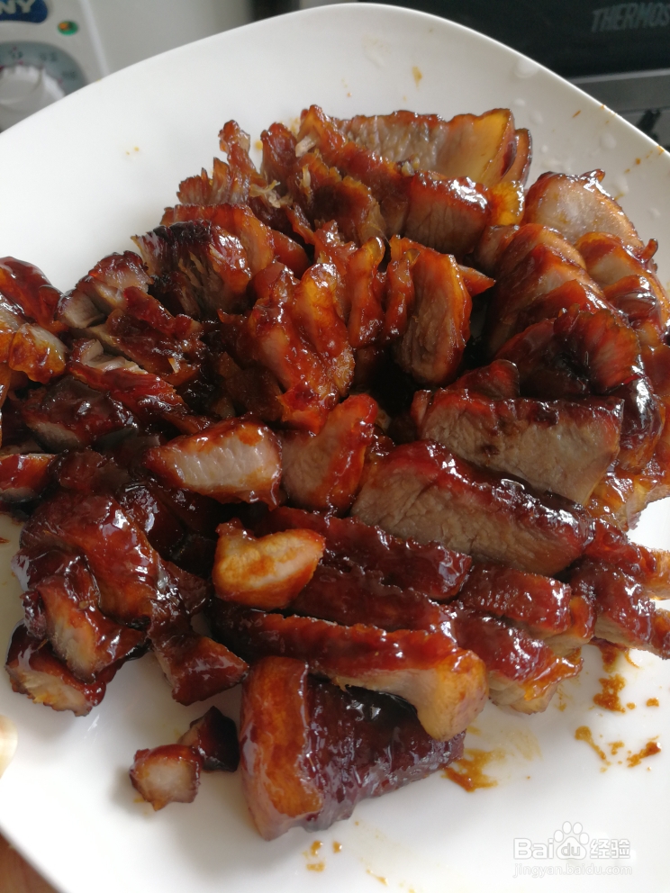 吃光光的叉烧肉