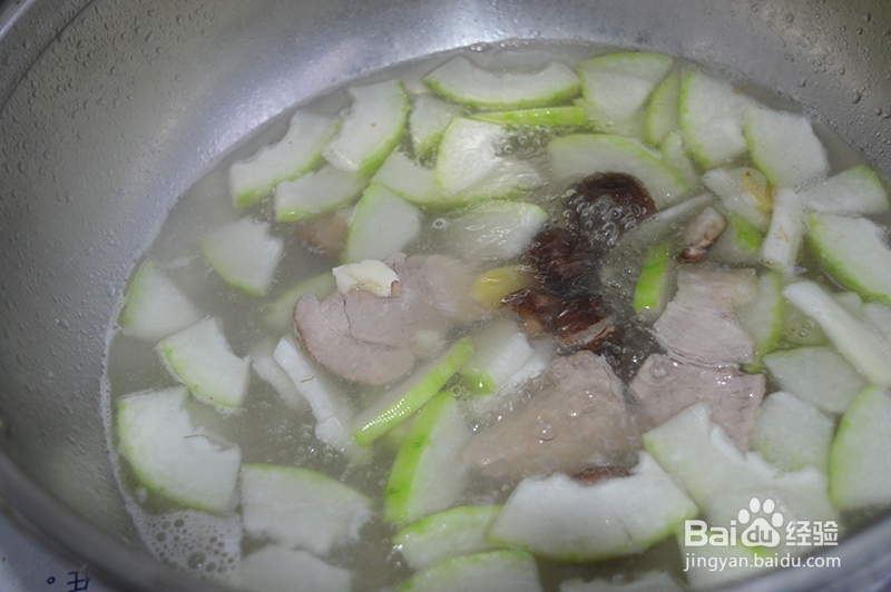 冬瓜蛤子香菇汤的作法