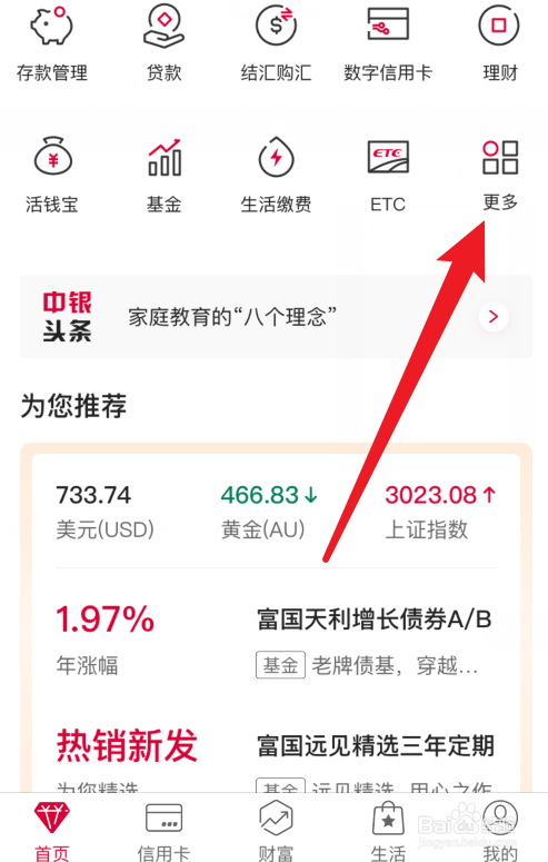 中国银行APP合格投资者在哪里