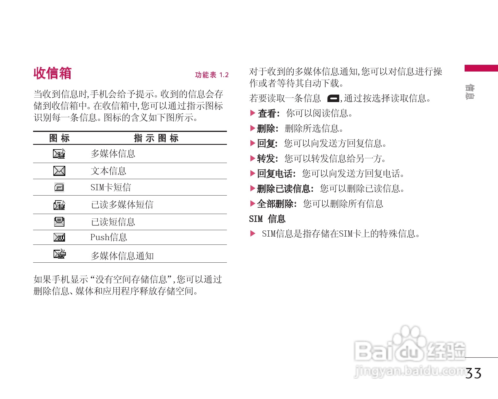 LG KG338手机使用说明书:[4]