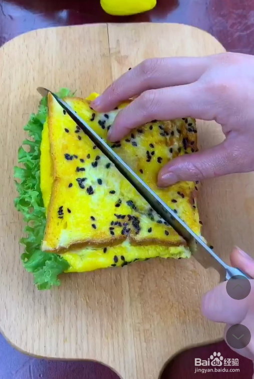 家庭三明治的简单做法
