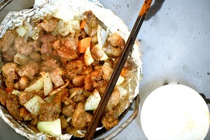 孜然羊肉粒做法