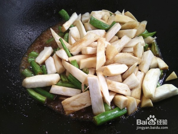 酱香豆角杏鲍菇的做法