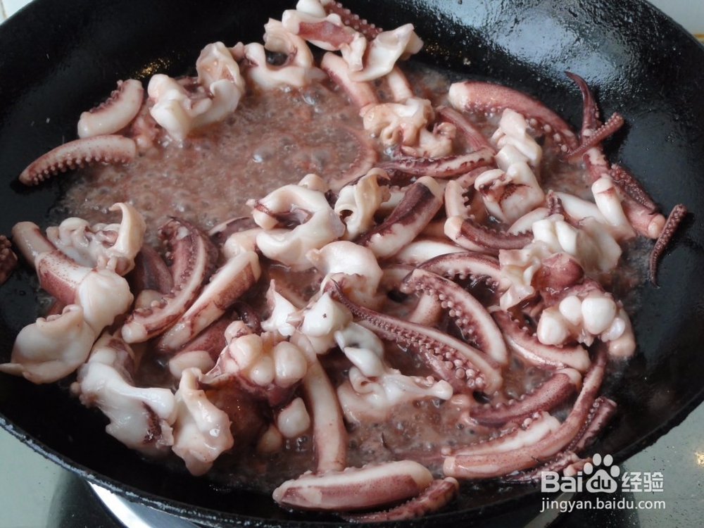 拾味香孜然鱿鱼须的做法