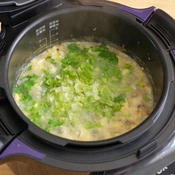 暖胃山药蔬菜粥