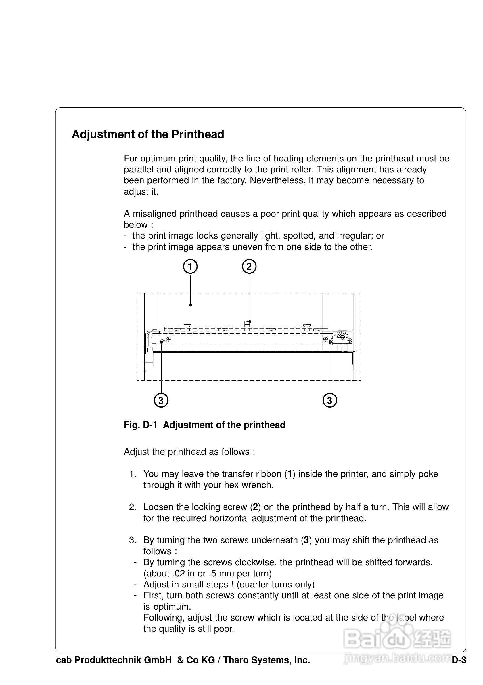 cab A8200打印机使用说明书:[13]
