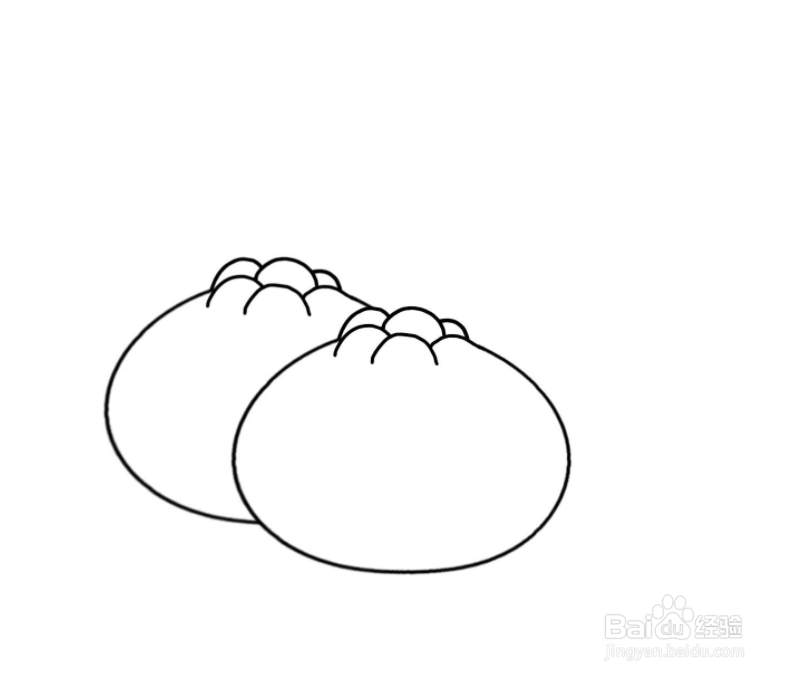 小笼包简笔画怎么画(儿童简笔画)