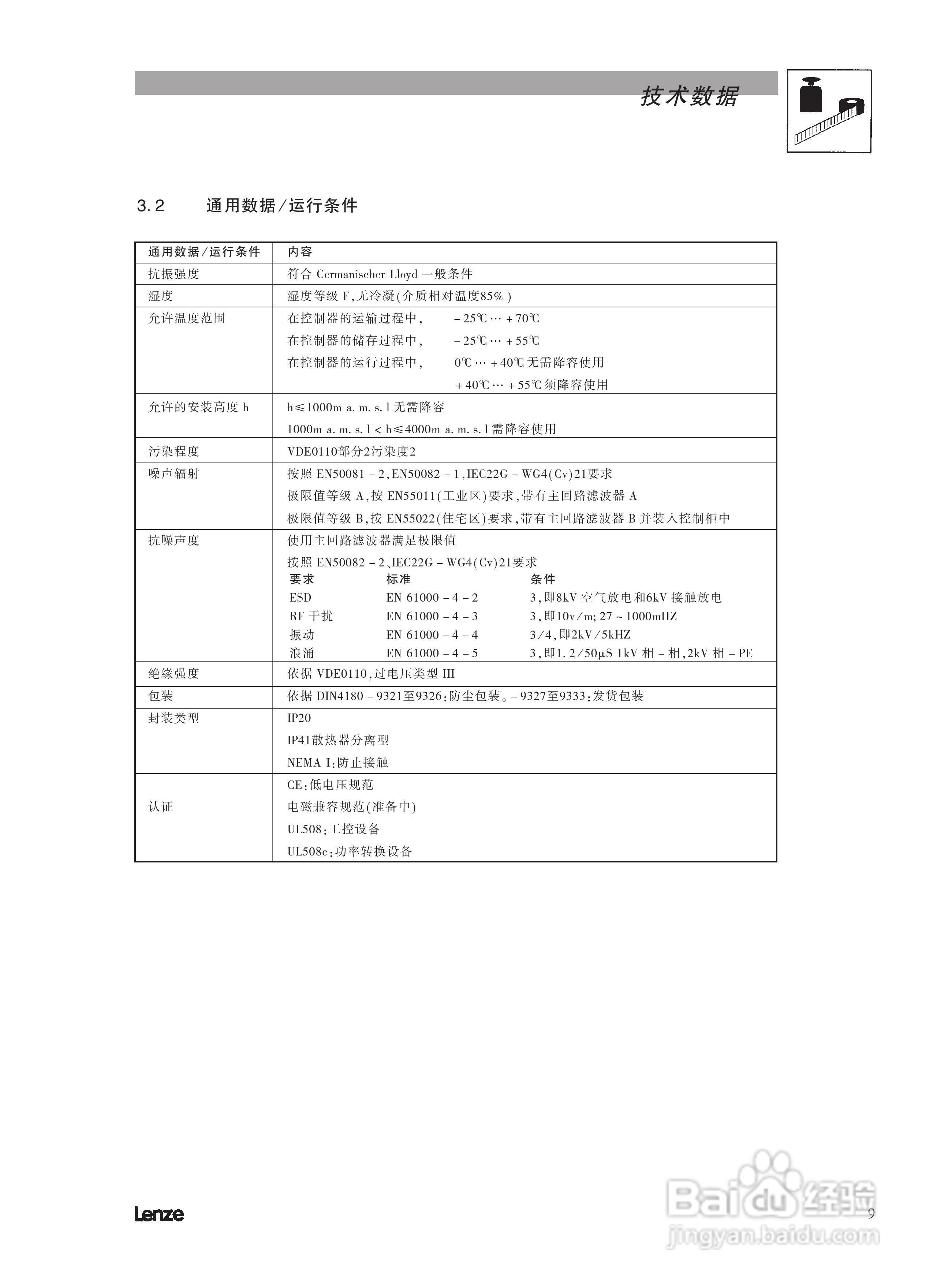 伦茨9300标准型伺服驱动器操作手册:[2]