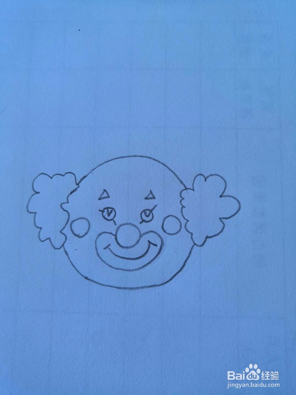 简笔画-如何画小丑