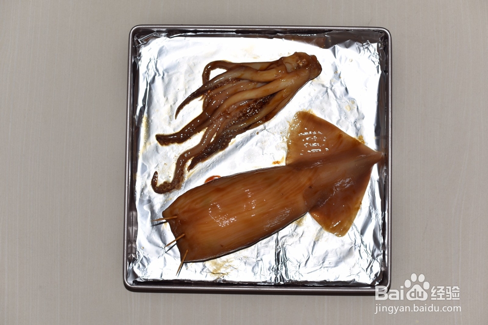 怎么做烤鱿鱼筒饭