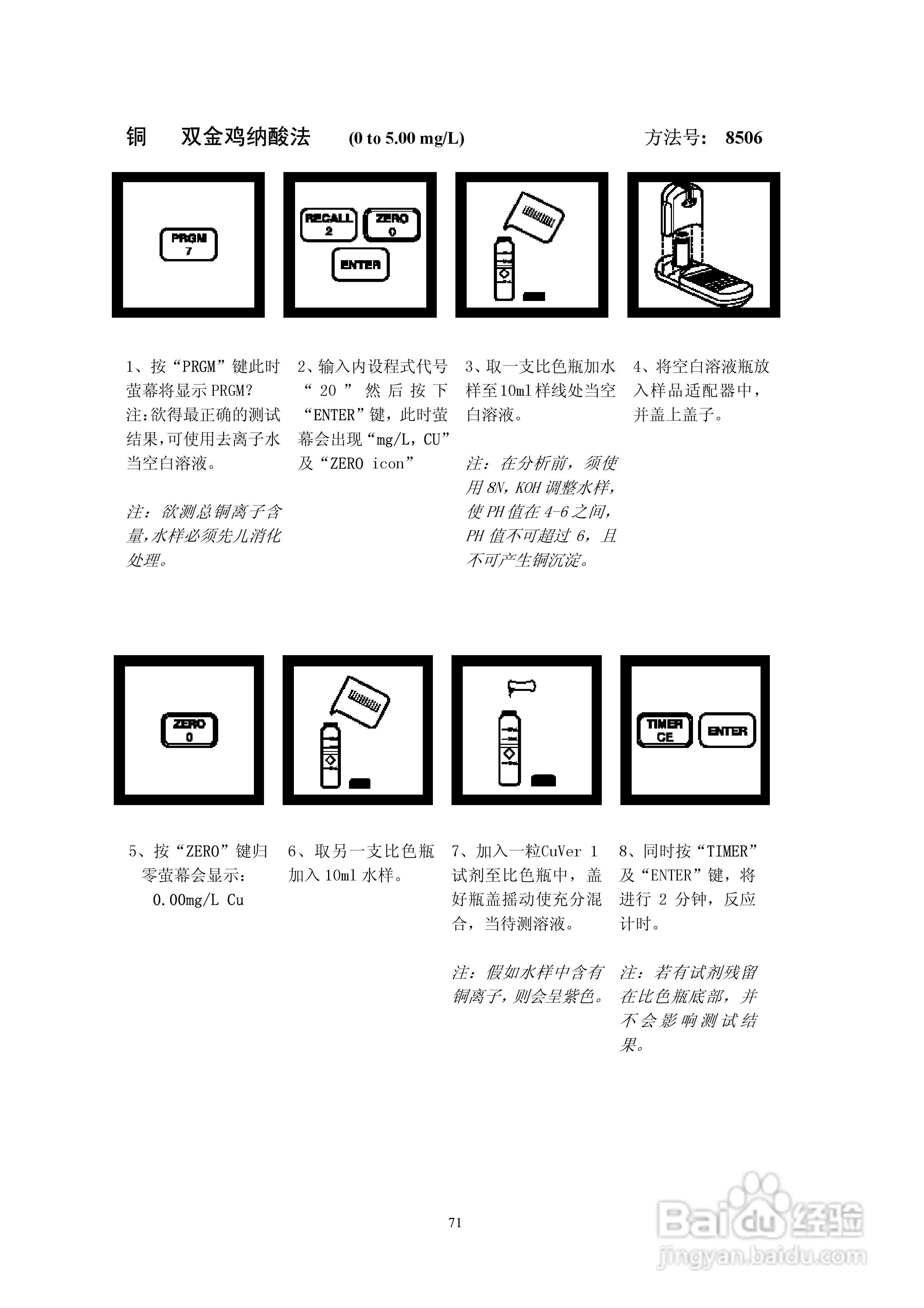 DR890光度计分析操作说明书:[8]