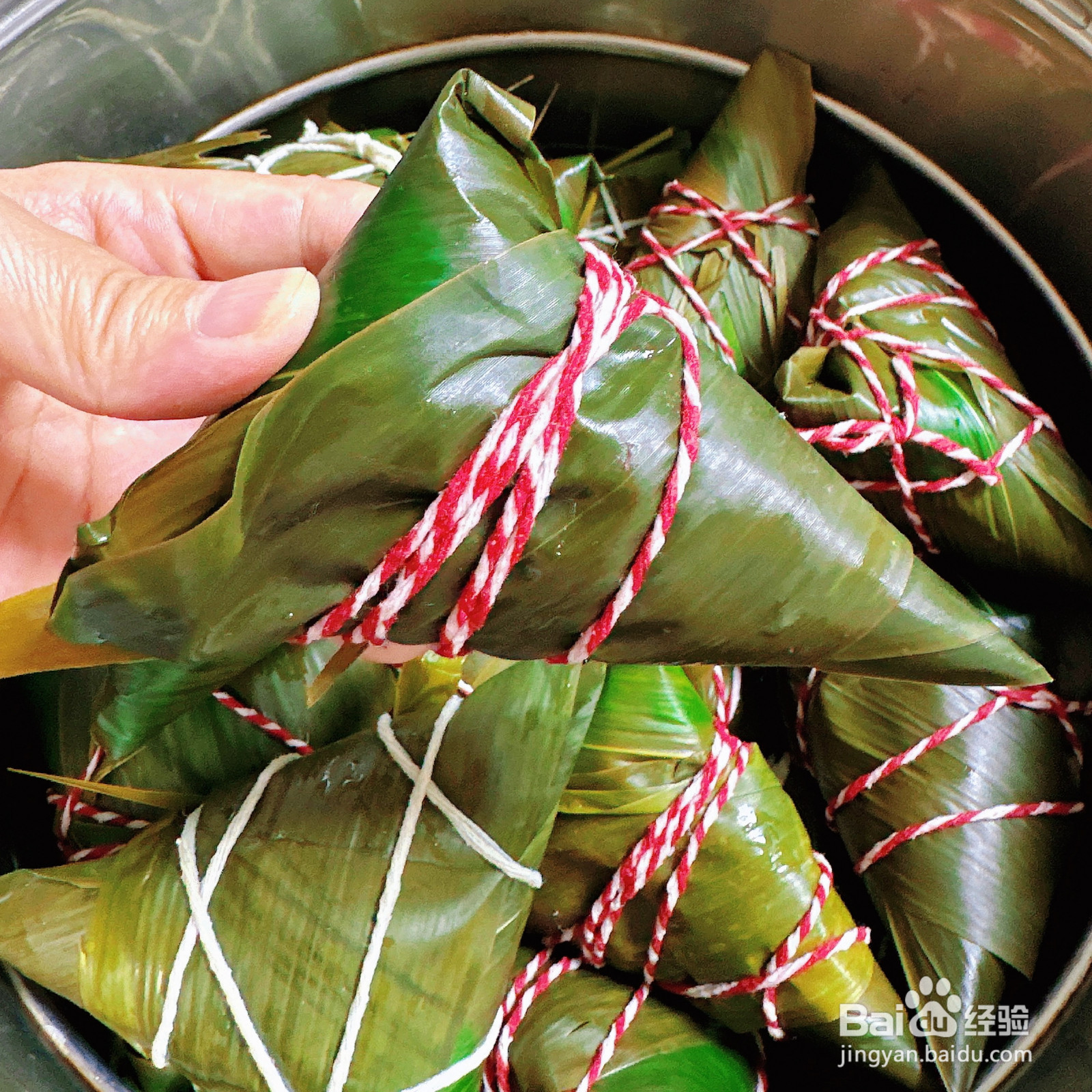 美容养颜玫瑰桂圆香粽的做法