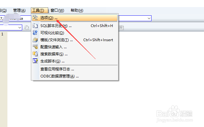 SqlDbx怎么设置不打开会话连接