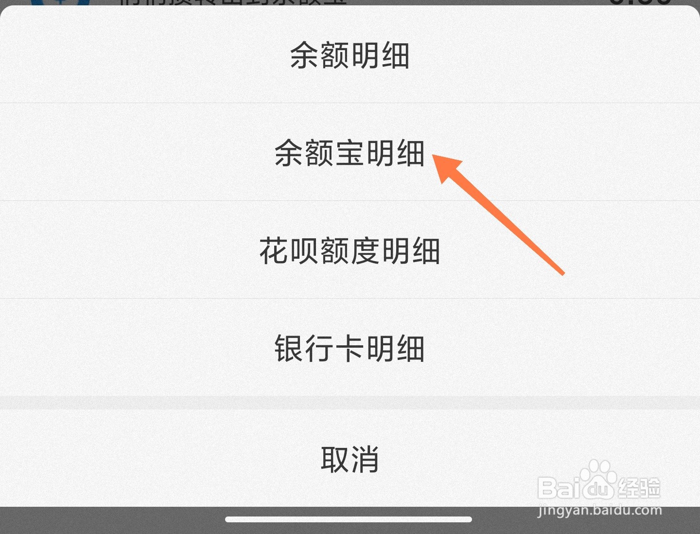 支付宝的资金明细怎么查看