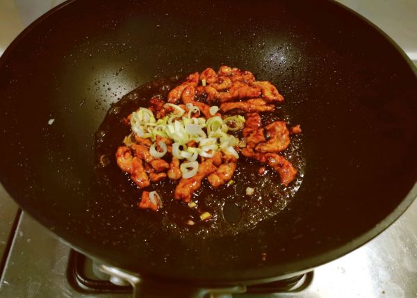 肉片青椒炒苦瓜