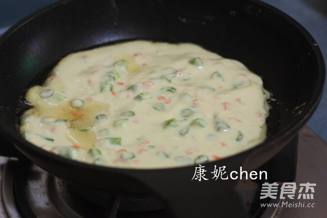 蔬菜豆渣蛋饼