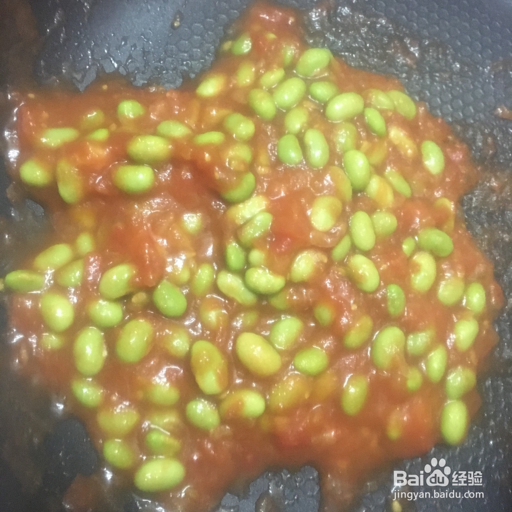 怎么做番茄煮毛豆,好吃新颖的家常做法步骤介绍